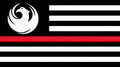 Phoenix “Thin Red Line” Flag Sticker