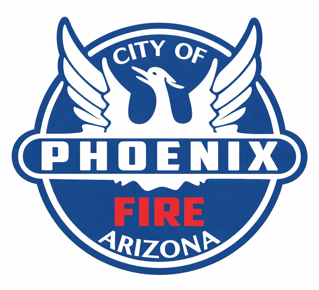 City of Phoenix Fire Sticker