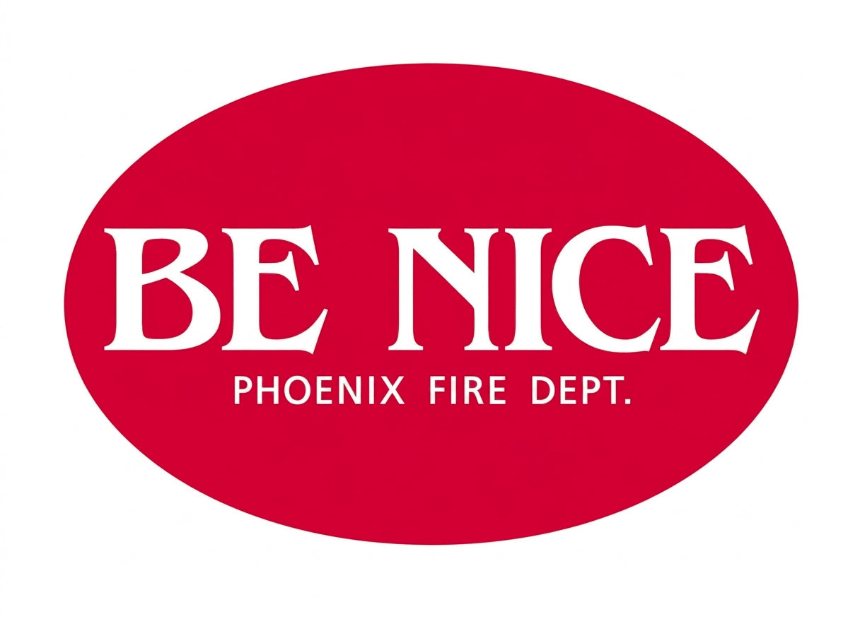PFD “Be Nice” Sticker