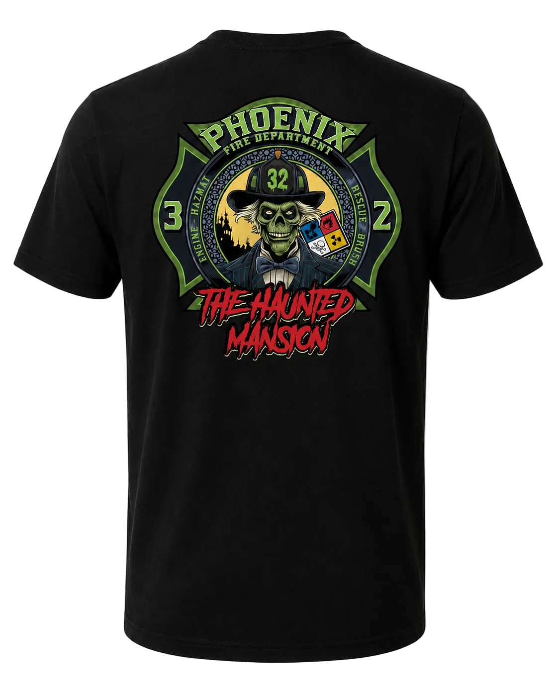 Phoenix Firehouse 32 "The Haunted Mansion" V2 Tee