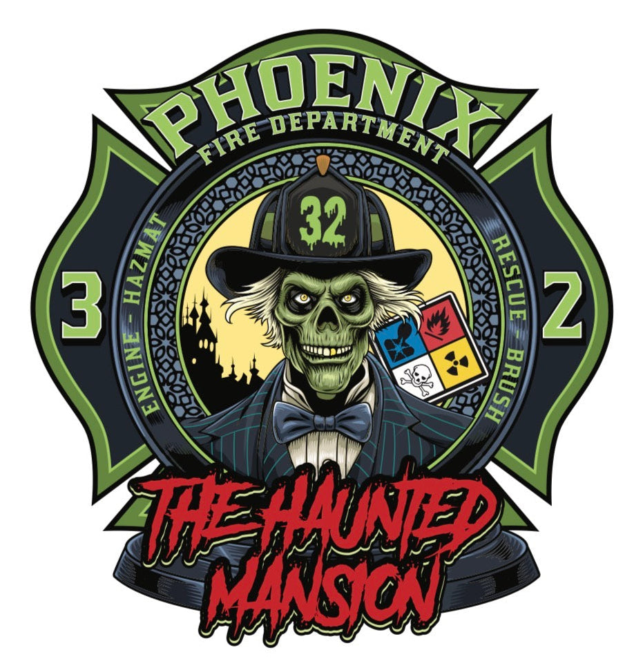Phoenix Firehouse 32 “Hatbox Ghost” Sticker