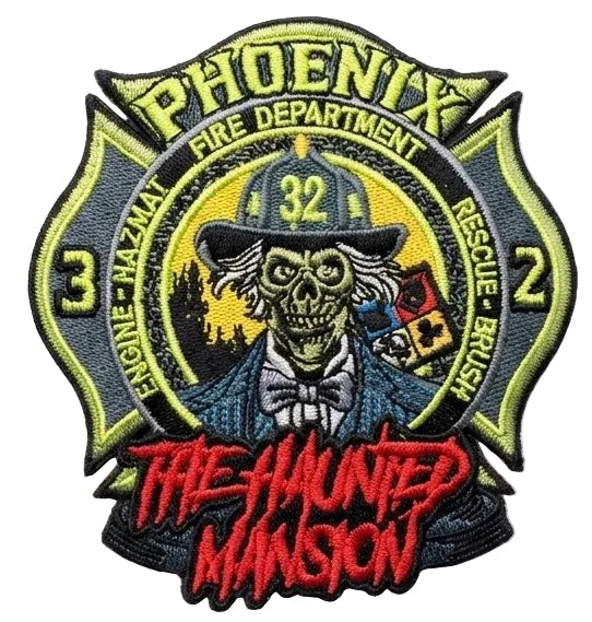 Phoenix Firehouse 32 “The Haunted Mansion” Patch